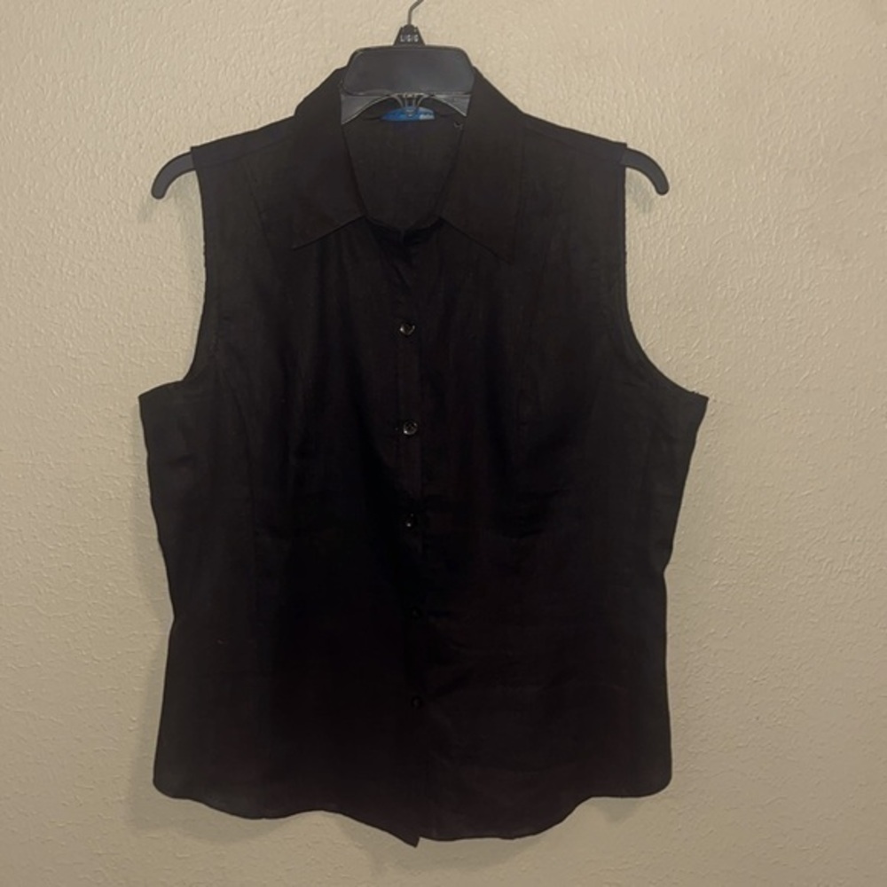 Saint Tropez West Sleeveless Top SZ LG